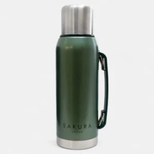Termo Sakura 1lt acero inoxidable verde