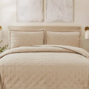 Cubrecama Hotel Embossed Queen + fundas