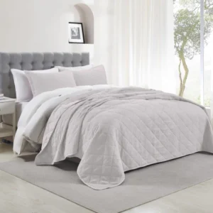 Cubrecama Hotel Waffle Queen + fundas