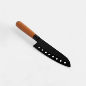 Cuchillo hoja de acero inoxidable mango de madera 29.5 cm