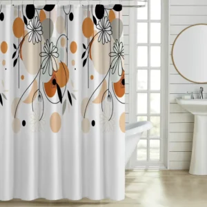 Cortina de baño estampada 180X180 cm