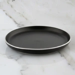 Plato playo porcelana Sakura black 27 cm