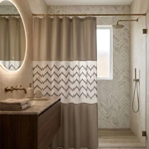 Cortina de baño Organza 180x180 cm