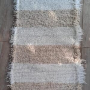 Alfombra artesanal combinada 0.60 x 1.20 cm